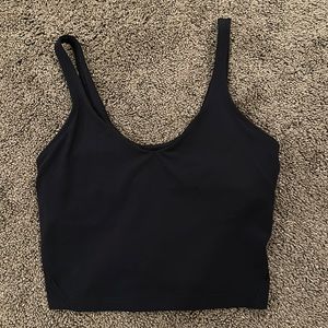 lululemon align tank black size six
